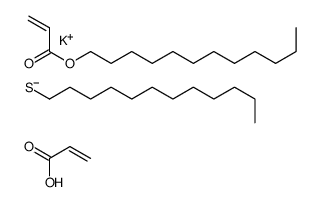 potassium,dodecane-1-thiol,dodecyl prop-2-enoate,prop-2-enoate Structure