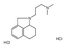 1-(3-Dimethylaminopropyl)-1,2,6,7,8,8a-hexahydrobenz(c,d)indole dihydr ochloride monohydrate structure