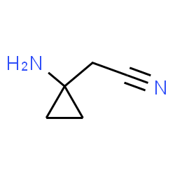 2-(1-Aminocyclopropyl)acetonitrile Structure