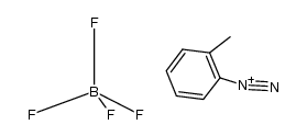 2-Methylbenzenediazonium tetrafluoroborate结构式