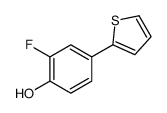 2-fluoro-4-thiophen-2-ylphenol Structure