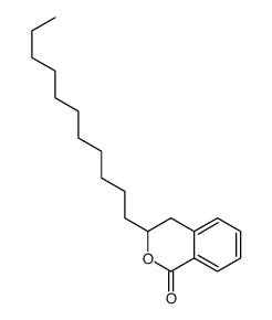 3-undecyl-3,4-dihydroisochromen-1-one结构式