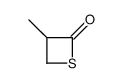 α-Methyl-β-propiothiolactone结构式