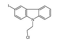 9-(2-chloroethyl)-3-iodocarbazole结构式