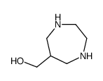 ([1,4]二氮杂环庚烷-6-基)甲醇结构式