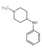 4-苯胺-1-甲基哌啶结构式
