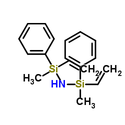 1,3-divinyl-1,3-diphenyl-1,3-dimethyldisilazane Structure