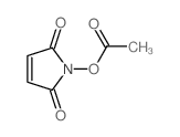 1H-Pyrrole-2,5-dione,1-(acetyloxy)-结构式