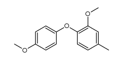 2,4'-dimethoxy-4-methyldiphenyl ether结构式
