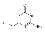 2-氨基-6-(羟甲基)-4(1H)-嘧啶酮结构式