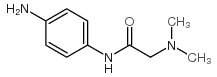 N-(4-氨基苯基)-2-(二甲基氨基)乙酰胺结构式