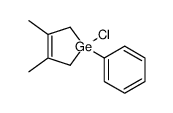1-Chloro-3,4-dimethyl-1-phenyl-2,5-dihydro-1H-germole Structure