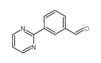 3-(嘧啶-2-基)苯甲醛结构式