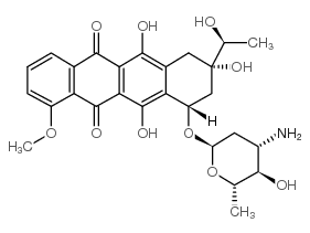柔红霉素结构式