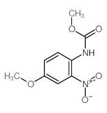 Carbamic acid,(4-methoxy-2-nitrophenyl)-, methyl ester (9CI)结构式
