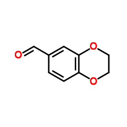 1,4-苯并二恶烷-6-甲醛结构式