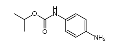 N-(4-aminophenyl)carbamic acid isopropyl ester Structure