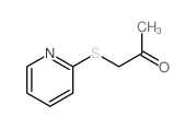 2-Propanone,1-(2-pyridinylthio)-结构式