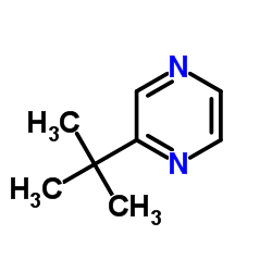 2-叔丁基吡嗪结构式