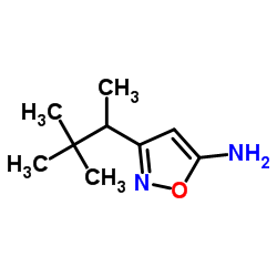5-Isoxazolamine,3-(1,2,2-trimethylpropyl)-(9CI)结构式