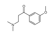 3-(dimethylamino)-3'-methoxypropiophenone Structure