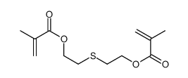 2-[2-(2-methylprop-2-enoyloxy)ethylsulfanyl]ethyl 2-methylprop-2-enoate Structure