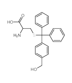 L-Cysteine,S-[[4-(hydroxymethyl)phenyl]diphenylmethyl]- Structure