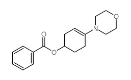 3-Cyclohexen-1-ol,4-(4-morpholinyl)-, 1-benzoate Structure