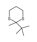 2-tert-butyl-2-methyl-1,3-dithiane结构式