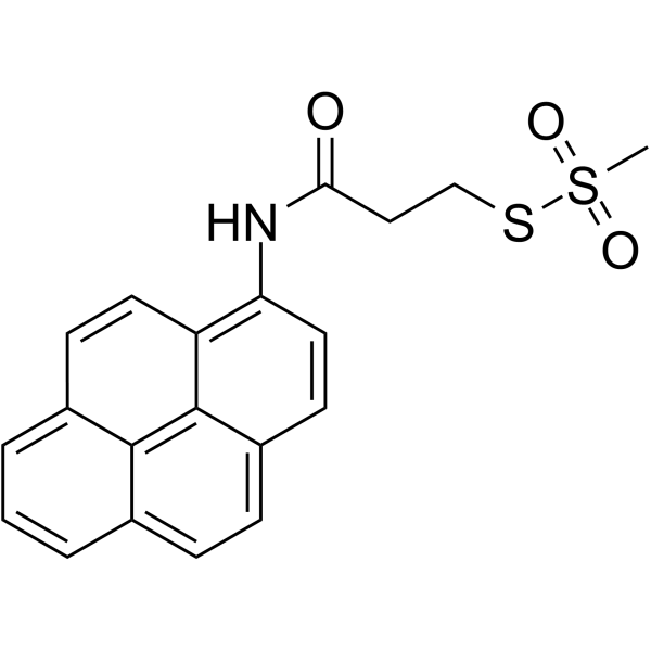 甲硫基磺酸2-(吡啶-1-基氨基羰基)乙酯结构式
