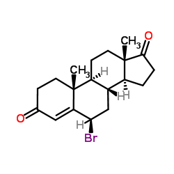 6-Bromoandrostenedione structure