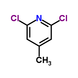 2,6-Dichloro-4-picoline Structure