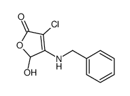 3-(benzylamino)-4-chloro-2-hydroxy-2H-furan-5-one Structure