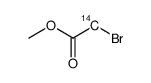 methyl bromoacetate, [2-14c] Structure