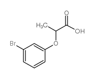 2-(3-溴苯氧基)丙酸结构式