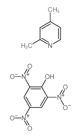 2,4-dimethylpyridine; 2,4,6-trinitrophenol结构式