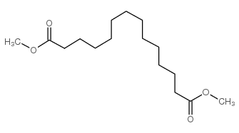 Tetradecanedioic acid,1,14-dimethyl ester structure