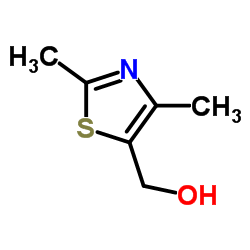 (2,4-二甲基-1,3-噻唑-5-基)甲醇结构式