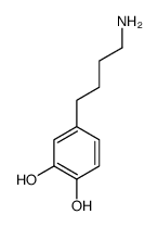 4-(4-aminobutyl)benzene-1,2-diol结构式