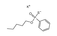 potassium O-pentylphenylthiophosphonate Structure