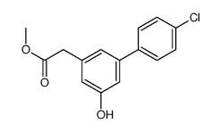 4'-Chloro-5-hydroxy-(1,1'-biphenyl)-3-acetic acid methyl ester Structure