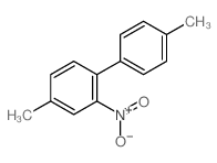 4-methyl-1-(4-methylphenyl)-2-nitro-benzene结构式