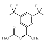 (r)-o-acetyl-1-[3,5-bis(trifluoromethyl)phenyl]ethanol结构式