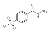4-(methylsulfonyl)benzohydrazide结构式