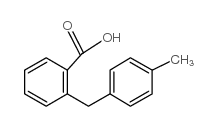 2-[(4-methylphenyl)methyl]benzoic acid结构式