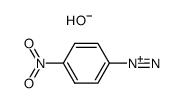 4-nitro-benzenediazonium, hydroxide结构式