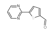 5-(嘧啶-2-基)噻吩-2-甲醛结构式