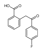 2-[2-氧代-2-(4-氟苯基)乙基]苯甲酸结构式