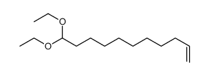 10-Undecen-1-al diethyl acetal Structure