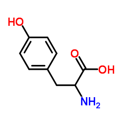 DL-酪氨酸结构式